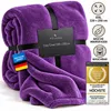 Feluna XXL Kuscheldecke 220x200 cm Violett – Flauschige Produktbild-Vorschau 1