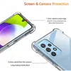 Close-up shots of a transparent phone case highlighting its protective features. Produktbild-Vorschau