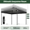 Sekey Faltpavillon 3x3 m Gartenpavillon mit 4 Seitenteilen Produktbild-Vorschau 2
