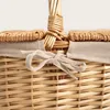 HOMLA ELVORA Piknikový koš s béžovou vložkou 39 x 26 cm Náhled obrázku produktu 3