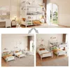 Letto a castello 90 x 200 cm, letto a castello triplo in Anteprima dell’immagine prodotto 5