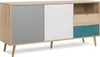 A sideboard with multiple compartments and drawers, shown from a front-side angle. Produktbild-Vorschau