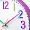Kinder Wanduhr 12 Zoll, Leise Quarzuhr, 3D Zahlen, Modernes Produktbild-Vorschau 7