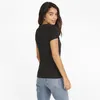 PUMA Damen ESS+ Embroidery Tee T-Shirt Logo Print Farbwahl Produktbild-Vorschau 4