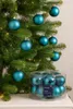 Kerstbal glas d6cm blauw 10st Decoris Productafbeelding-voorbeeld 5