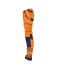 DASSY Warnschutzhose ARUBA Gr. 66 STANDARD  orange/blau Produktbild-Vorschau 4