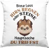Trendation - Lustige Deko-Kissen mit Füllung 40x40 Bitte Produktbild-Vorschau 1