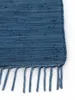 Flickenteppich Kelim Chindi Uni Blau 60x90 cm, handgewebt | Produktbild-Vorschau 5