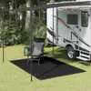 vidaXL Zeltteppich 200x300 cm Schwarz Produktbild-Vorschau 2