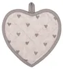 Clayre & Eef Topflappen 20x20 cm Beige Grau Baumwolle Produktbild-Vorschau 1
