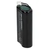 A black battery pack with a white connector and wires on top, set against a white background. Produktbild-Vorschau
