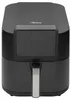 A black Ardes air fryer with a silver handle is shown from the front against a white background. Náhled obrázku produktu