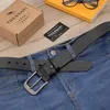 Herrengürtel 125 cm TRESSARI 100 % Naturleder, schwarzes Produktbild-Vorschau 6