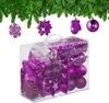 Set da 100 palline di Natale Relaxdays, luccicanti, opache Anteprima dell’immagine prodotto 1
