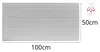 A white textured panel with dimensions indicated by text and a logo in the upper right corner. Anteprima dell’immagine prodotto