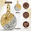Zilveren Zon en Maan Hanger voor Sieraden Productafbeelding-voorbeeld 2