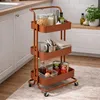 5Five Trolley - terracotta - 3 Schichten - 45 x 36 x 86 cm Produktbild-Vorschau 8