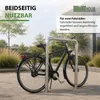 Fahrradanlehnbügel 118 x 78 cm Edelstahl Ø 60 mm Typ U Produktbild-Vorschau 6