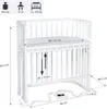 babybay Beistellbett Boxspring Comfort Plus - Weiß Produktbild-Vorschau 4