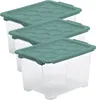 3er-Set Rotho EVO SAFE 15l, Farbe:Mistletoe grün Produktbild-Vorschau 1