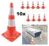 10x Verkehrskegel Warnleitkegel Verkehrsleitkegel Leitkegel Produktbild-Vorschau 3