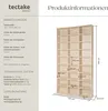 tectake® CD DVD Regal Christel 180 x 102 x 23,5 cm Produktbild-Vorschau 5