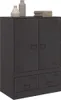 vidaXL Highboard noir 67x39x95 cm acier Voir les images du produit 4