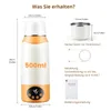 CkeyiN Babyflaschenwärmer unterwegs 500ml Tragbarer Produktbild-Vorschau 13