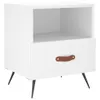 Nachttische 2 Stk. Weiß 40x35x47,5 cm Holzwerkstoff Produktbild-Vorschau 5