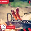 KOTARBAU®  Set 10 pièces Brochettes Pour Barbecue Acier 100 Voir les images du produit 2
