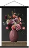 MuchoWow® Textilposter Farben - Blumen - Vase 40x60 cm mit Produktbild-Vorschau 1