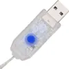 vidaXL Guirnalda con 60 LEDs, luz blanca fría, 76 x 76 x Vista previa de la imagen del producto 6