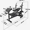 GORILLA SPORTS® Multifunktion Hantelbank - inkl. Hantelset Produktbild-Vorschau 5