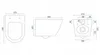 Wandhängende Toilette Wand-WC Hänge-WC + Klositz Soft Close Produktbild-Vorschau 5