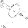 Hansgrohe Grundkörper Absperrventil DN20 15970180 Produktbild-Vorschau 3