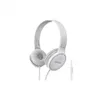 A white pair of Panasonic headphones is shown against a white background. Podgląd zdjęcia produktu