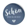 itenga 24x Sticker Aufkleber "Schön dass du da bist" Produktbild-Vorschau 1