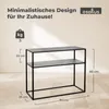 osoltus cube Industrie Stil Konsolentisch Konsole Stahl Produktbild-Vorschau 3