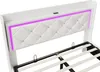 Polsterbett 160x200 mit LED-Beleuchtung und Aufladen USB, Produktbild-Vorschau 8