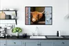 MuchoWow® Gerahmtes Poster Schottischer Highlander - Produktbild-Vorschau 3