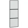 The Living Store Schiebetür Schwarz 76x205 cm Hartglas und Produktbild-Vorschau 3