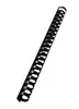 LEITZ Plastikbinderücken DIN A4 21 Ringe 19 mm schwarz 100 Produktbild-Vorschau 1