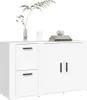 vidaXL Sideboard Weiß 100x33x59,5 cm Holzwerkstoff Produktbild-Vorschau 4