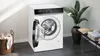 Siemens WG44B2040 iQ700, Waschmaschine, Frontlader, 9 kg, 1400 U/min. Schrägansicht geöffnet Voir les images du produit