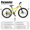 Mountainbike 24 Zoll Jungen Mädchen Kinderrad 6 Gang Produktbild-Vorschau 9