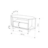 Decortie Viva, szafka RTV, dąb, 95,7 x 35,4 x 45 cm Podgląd zdjęcia produktu 5