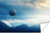 MuchoWow® Poster Heißluftballon - Berg - Blau 90x60 cm - Produktbild-Vorschau 1