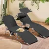 SoBuy set di 2 lettini prendisole cuscino pieghevole da Anteprima dell’immagine prodotto 1
