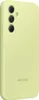A lime green Samsung phone case is shown from a diagonal angle, showcasing its camera array and the Samsung logo. Náhled obrázku produktu