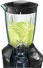 A cutaway view of a black blender with green smoothie being blended. Anteprima dell’immagine prodotto
